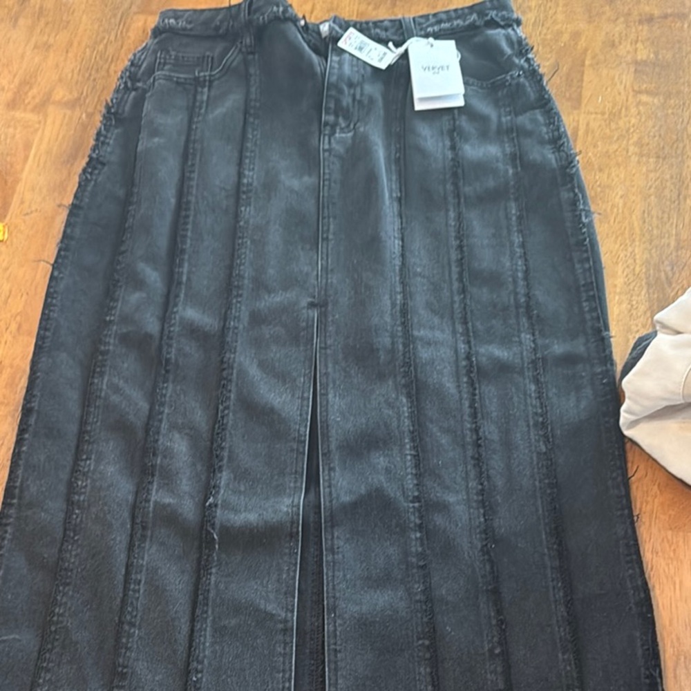 Vigoss Black Denim Maxi Skirt SOLD‼️‼️